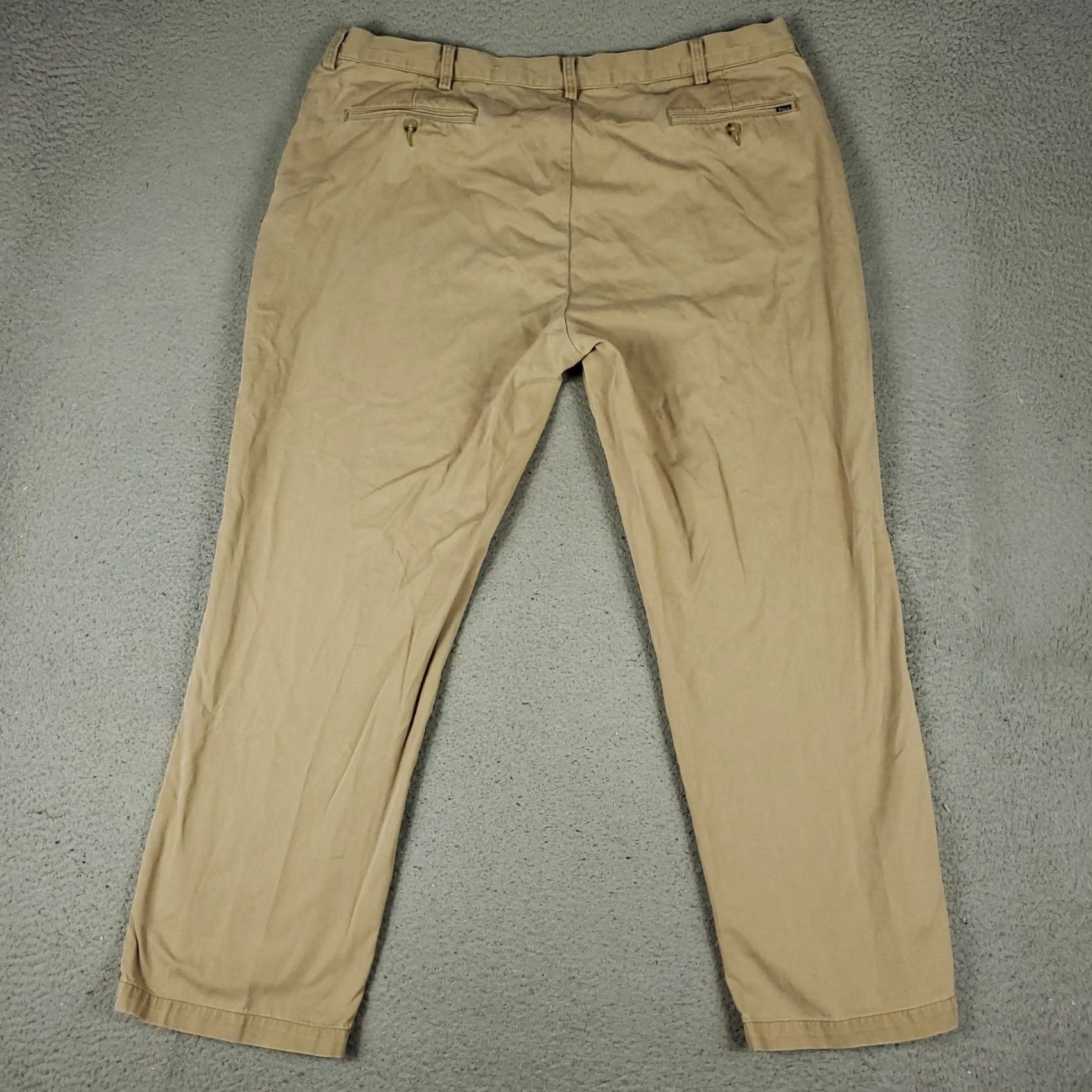 Ralph Lauren Ralph Lauren Pants Mens 42x30 Beige Flat Front Chino Trousers Regular Fit Front Pocket Straight Leg Casual Dress Pants Mens Beige Ralph Lauren Pants Size US 42 / EU 58 - 7 Thumbnail