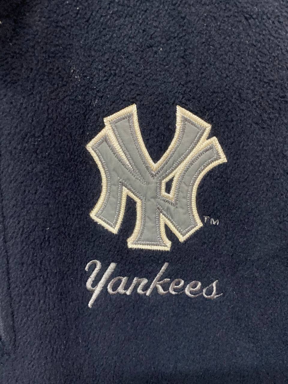 Japanese Brand vintage uniqlo x mlb new york yankees fleece anorak jacket Size US L / EU 52-54 / 3 - 3 Thumbnail