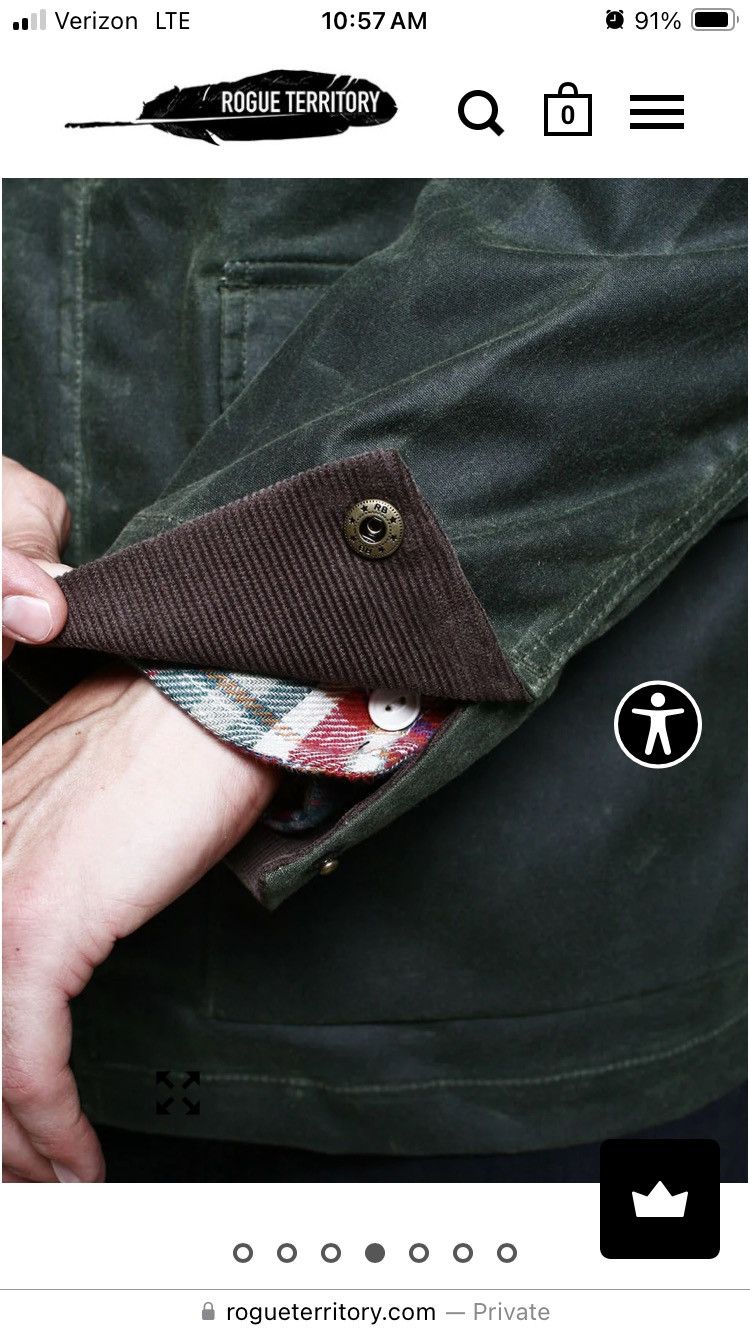 Rogue Territory Rogue Territory Hunter Supply Jacket - Waxed Olive Size US M / EU 48-50 / 2 - 3 Thumbnail