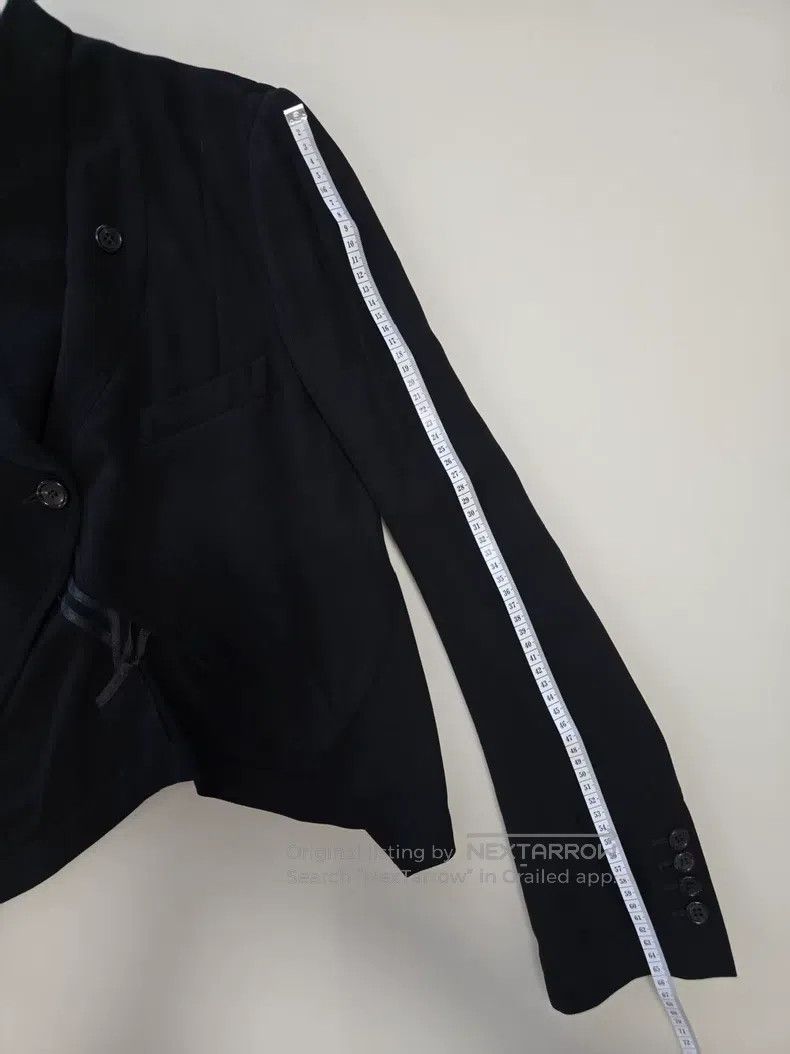 Ann Demeulemeester Ann Demeulemeester Black short suit jacket, 84% viscose + Size XS / US 0-2 / IT 36-38 - 5 Thumbnail