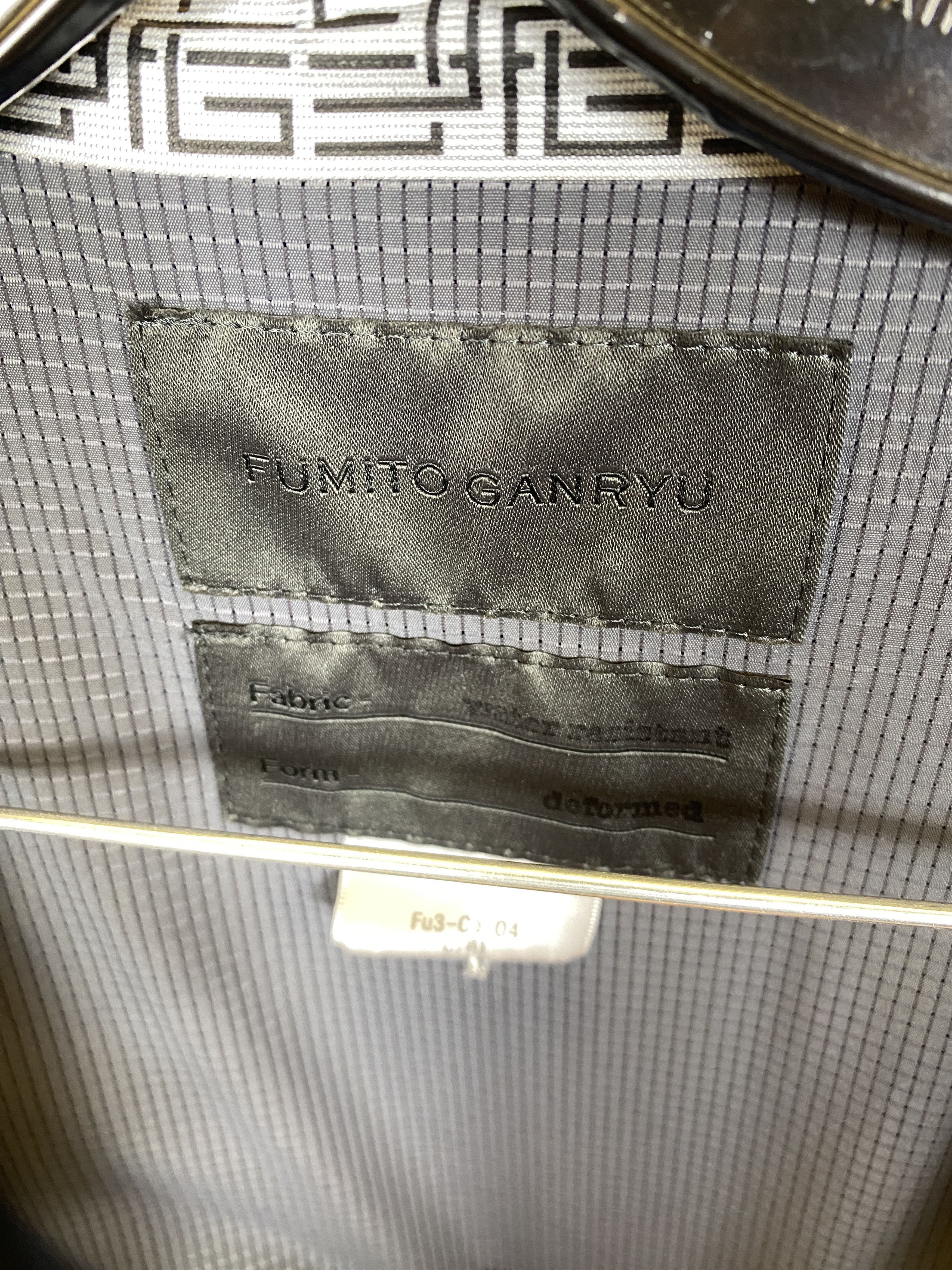 Fumito Ganryu GANRYU TRENCH COAT SAMPLE SIZE LARGE Size US L / EU 52-54 / 3 - 7 Thumbnail