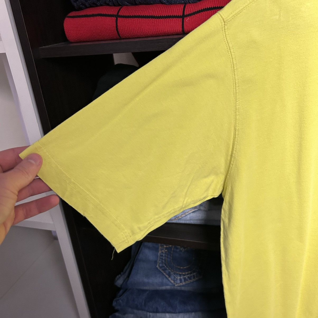 Adidas Vintage Adidas Big Logo Streetwear 90’s yellow tee size S Size US S / EU 44-46 / 1 - 4 Thumbnail