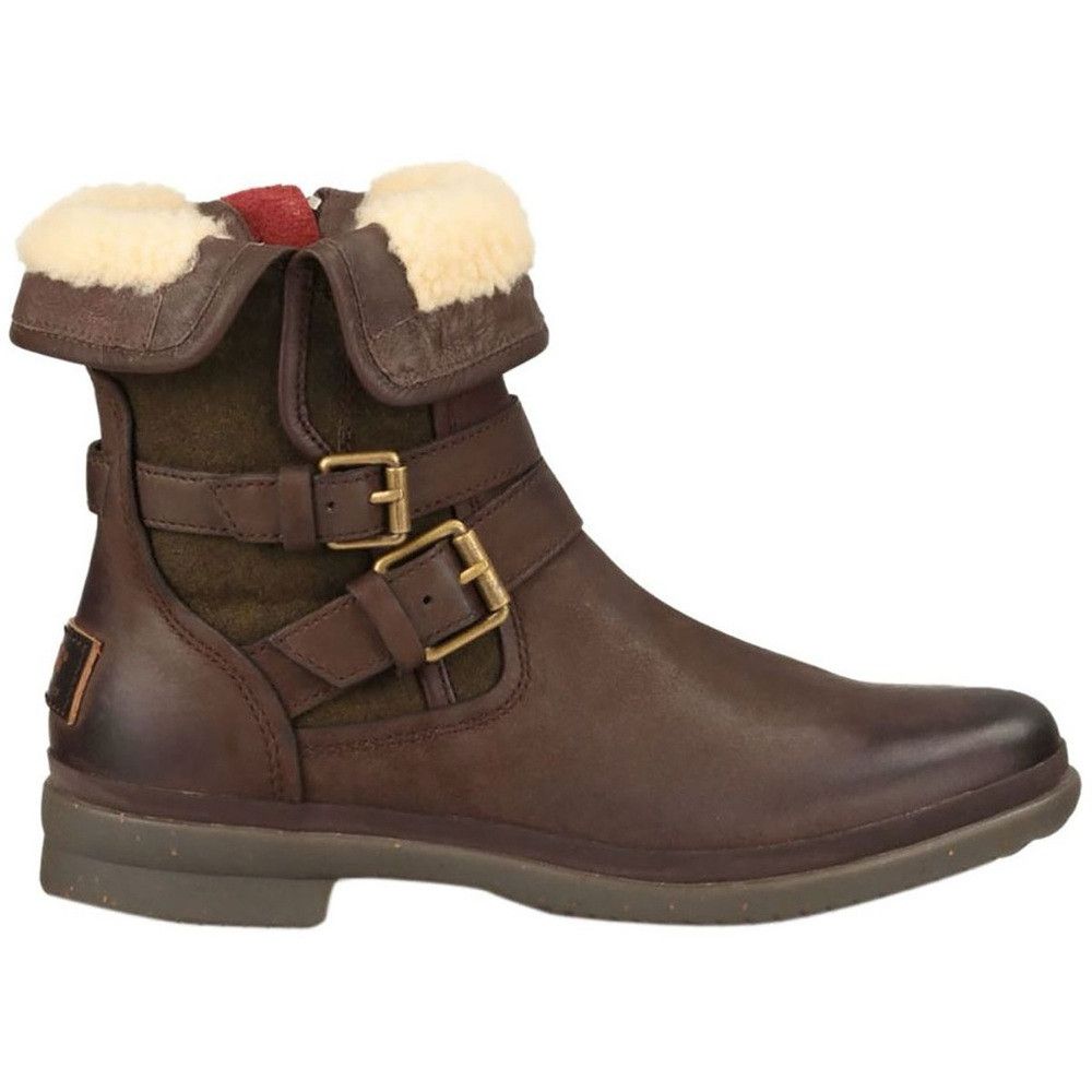 Ugg UGG Simmens Waterproof Leather Wool Double Buckle Strap Boo Size US 6 / IT 36 - 2 Thumbnail