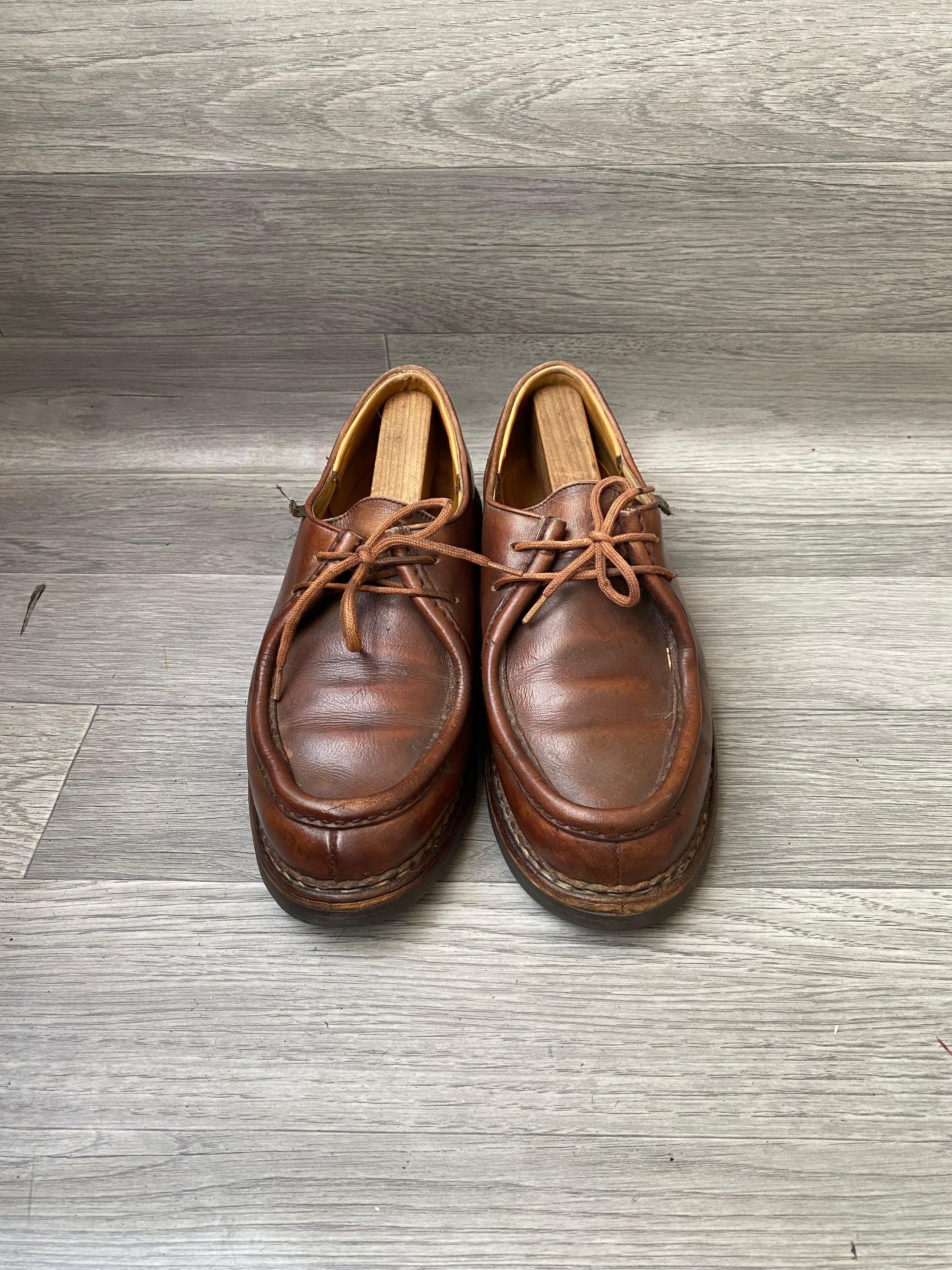 靴 Paraboot Michael lisse cafe EU40.5 Paraboot Michael in Lisse Cafe – The Hambledon
