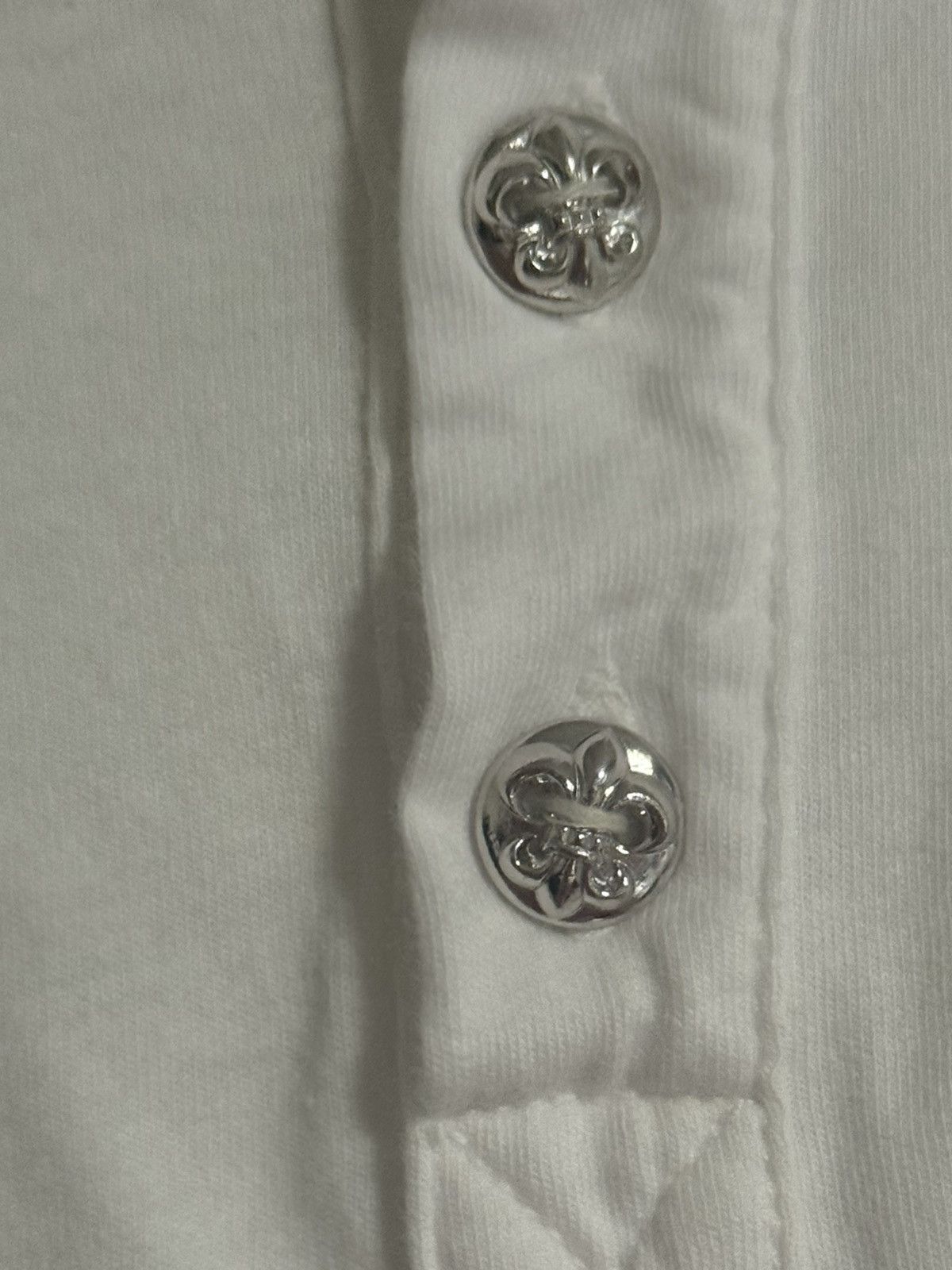 Chrome Hearts Chrome Hearts Fleur Polo Tee Size US L / EU 52-54 / 3 - 4 Thumbnail