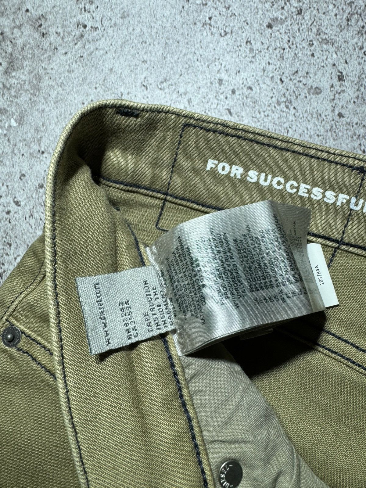 Diesel × Japanese Brand × Vintage Diesel 32 Vintage Beige Denim Classic Jeans y2k Streetwear Size US 32 / EU 48 - 11 Thumbnail