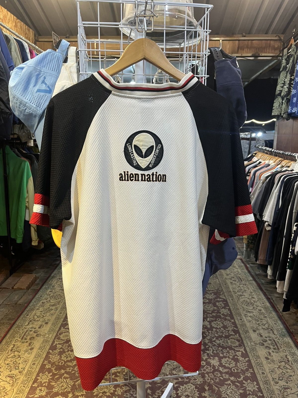 Other Vintage 90s Alien Nation Jersy Tee Size US XL / EU 56 / 4 - 2 Thumbnail