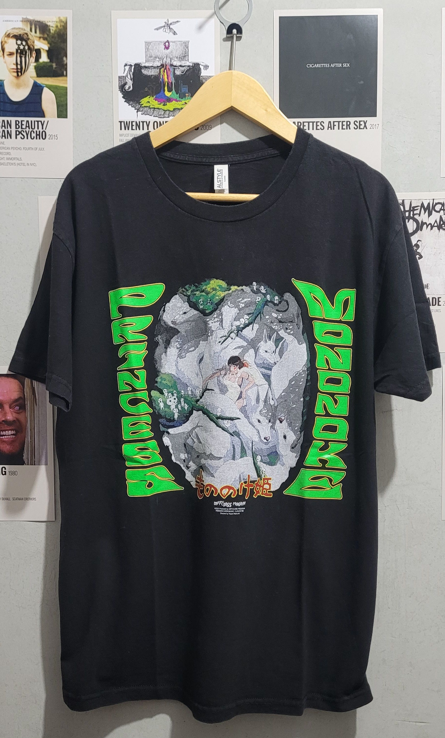 Anime × Japanese Brand Rare Anime Princess Mononoke Blank Tee Ai Style Vintage Size US L / EU 52-54 / 3 - 1 Thumbnail
