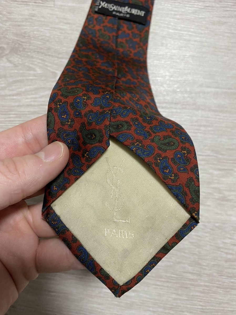 Vintage Vintage YSL Yves Saint Laurent Paris All Silk Ties Size ONE SIZE - 4 Thumbnail