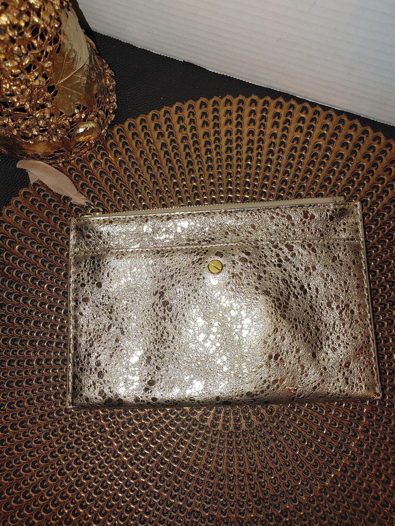 J.Crew J. Crew Gold Pouch Size ONE SIZE - 1 Thumbnail