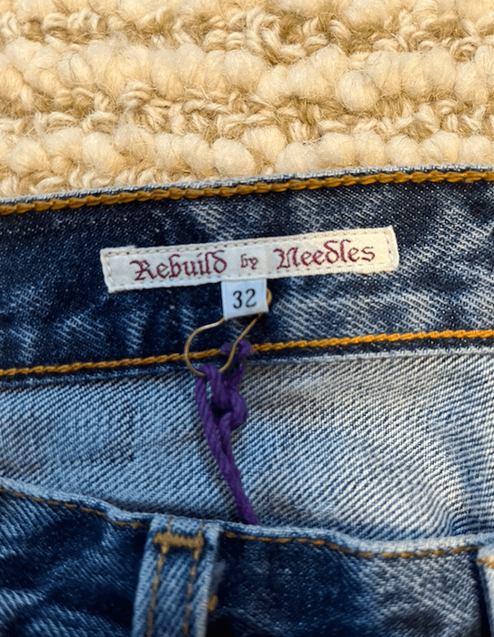 Needles Rebuild by Needles #501 Dimension Jean Bleach Blue | Grailed