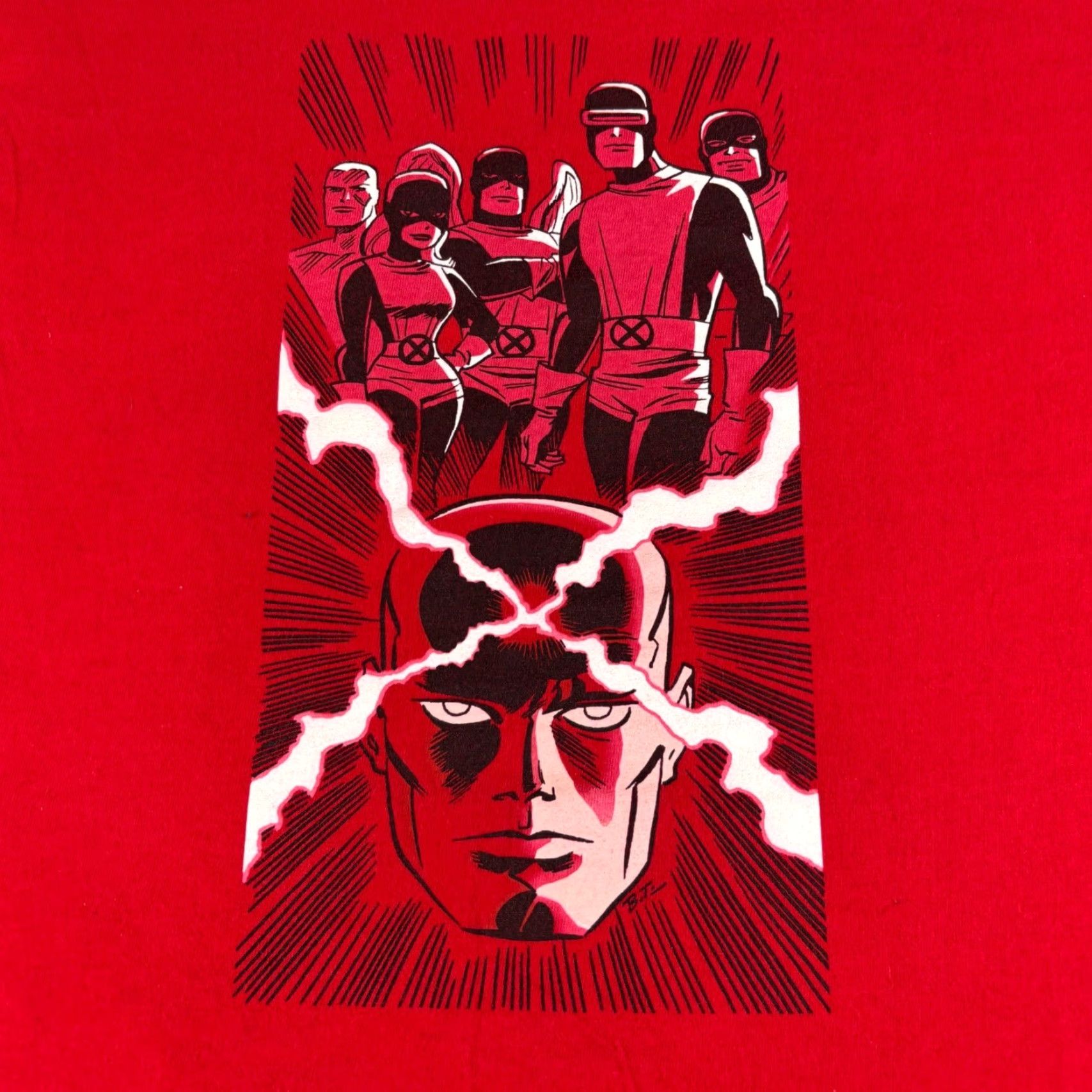 Hanes Hanes Heavyweight Red Marvel X Men Cyclops Graphic T Shirt Mens L Crew Neck Short Sleeve Logo 90s Vintage No Size US L / EU 52-54 / 3 - 7 Thumbnail