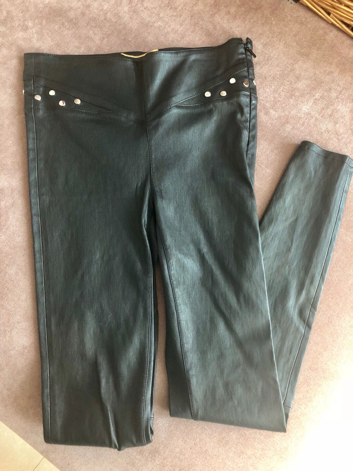 Saint Laurent Paris Saint Laurent Paris Black classic leather pants Size US 38 / EU 54 - 1 Thumbnail