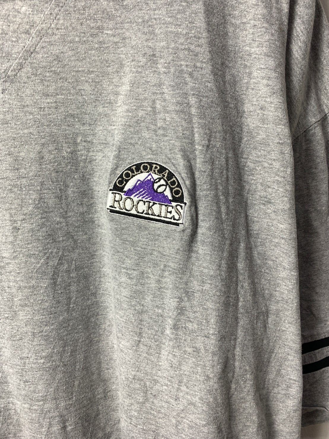 CustomCat Colorado Rockies Vintage MLB T-Shirt Black / 2XL