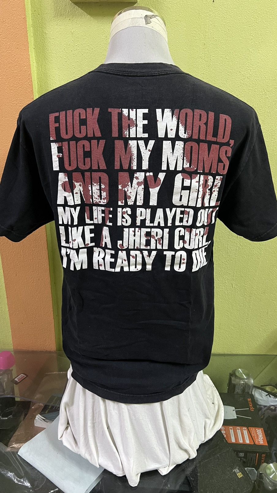 BIGI RARE VINTAGE 90s CONART X BIGGIE OVERPRINT GRAPHIC RAPP TEE Size US L / EU 52-54 / 3 - 6 Thumbnail