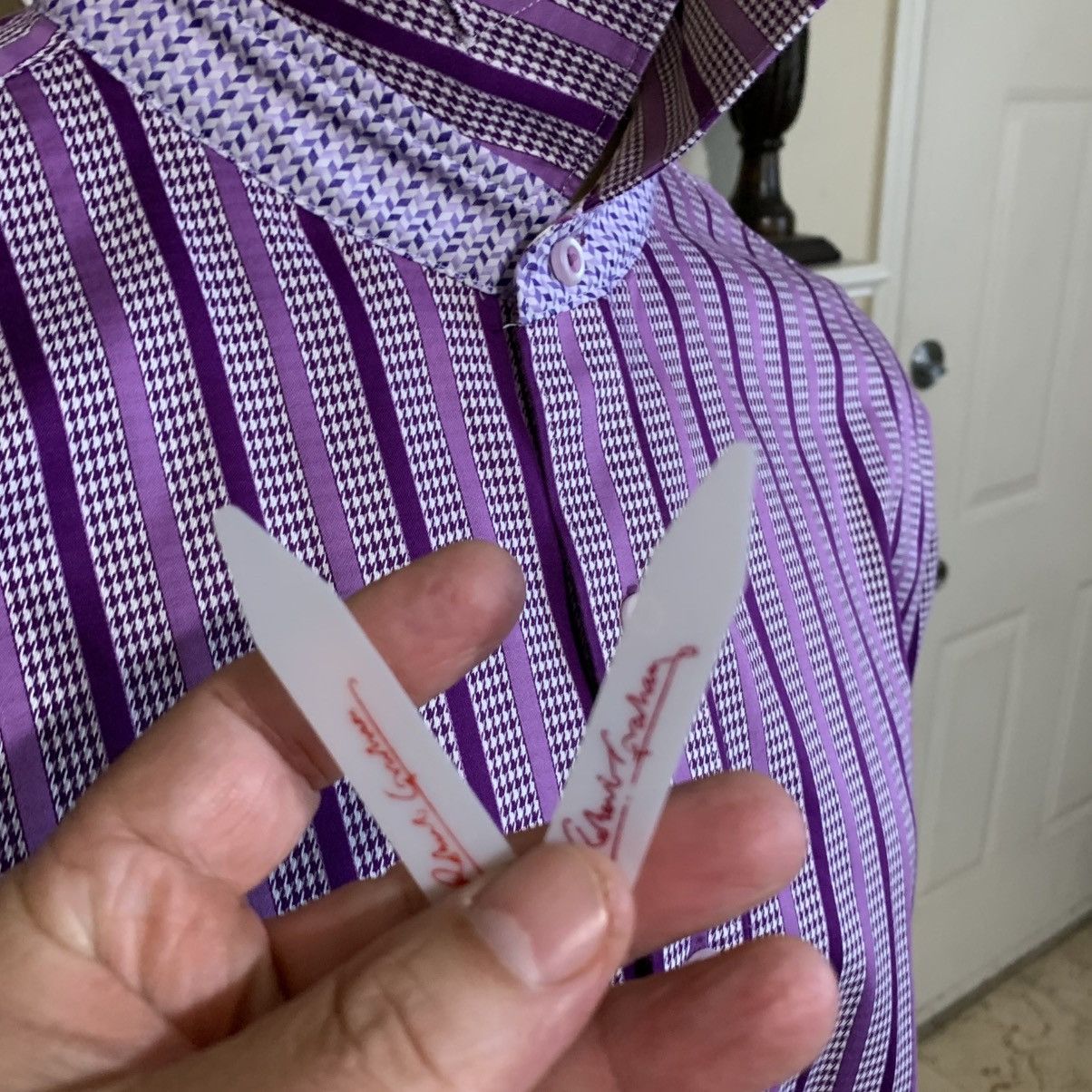 Robert Graham Striped shirt 3XL Tailored Fit Size US XXL / EU 58 / 5 - 9 Thumbnail