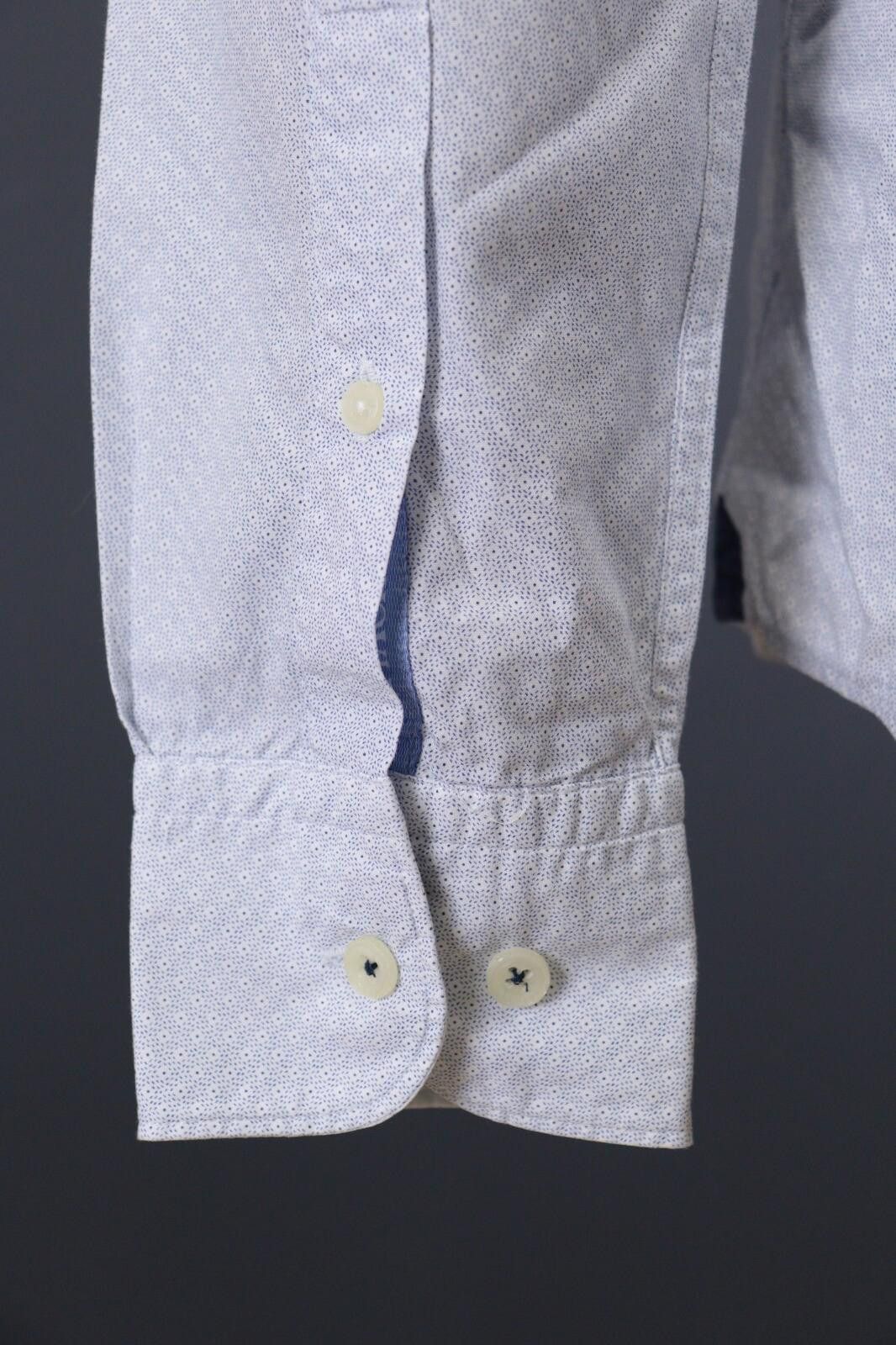 Designer Hackett London Slim Fit Luxury Blue Shirt Size M Size US M / EU 48-50 / 2 - 10 Thumbnail