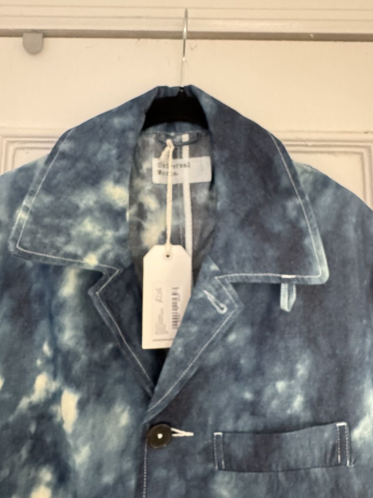 Universal Works Universal Works Long Swing Coat in Indigo Cloud Denim XS NWT Size US XS / EU 42 / 0 - 2 Thumbnail