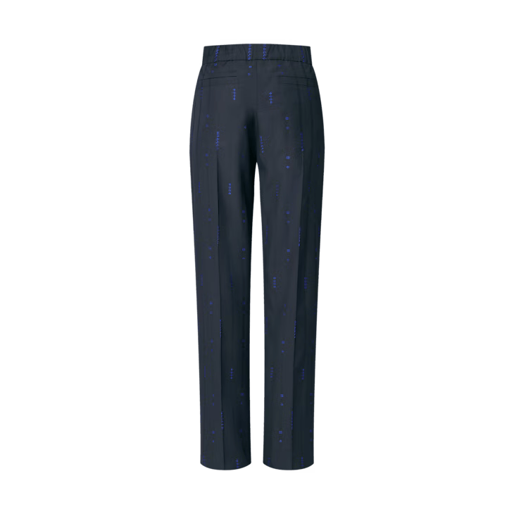 Louis Vuitton Tailored Wool Drawstring Trousers Size 52L - 4 Thumbnail