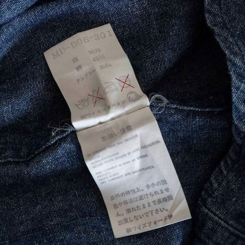 Y's for Men Y's For Men size os 1990 cotton and linen silhouette shirt Size US M / EU 48-50 / 2 - 4 Thumbnail