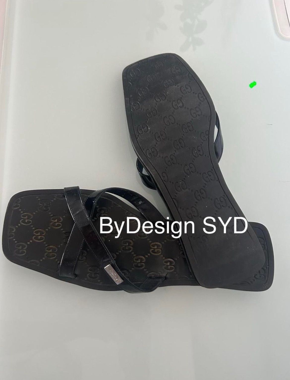 Gucci Gucci GG Monogram Flip Flop Slides w/ Gucci stamped Hardware Size US 9 / IT 39 - 3 Thumbnail