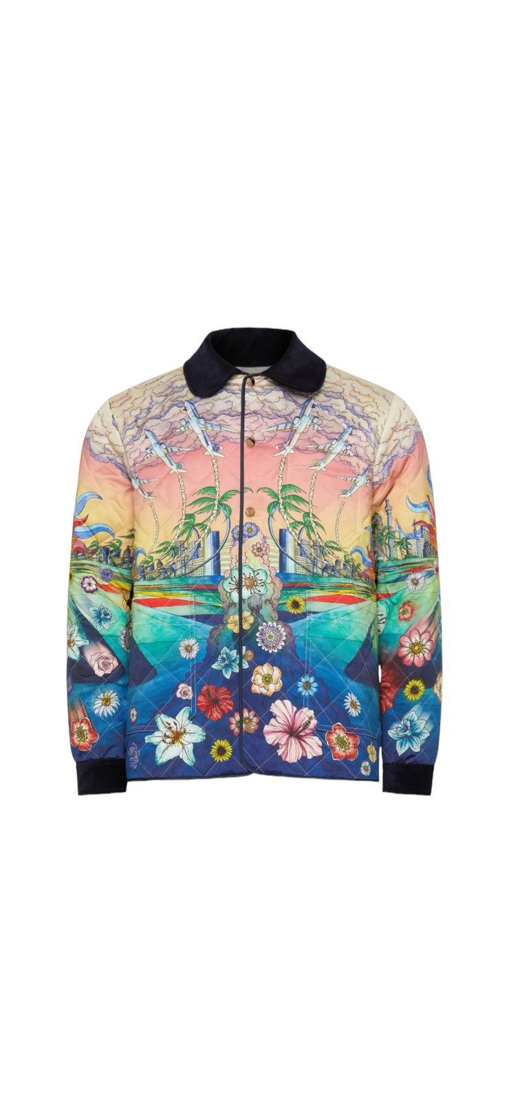 CASABLANCA Printed And Quilted Hunting casual jacket