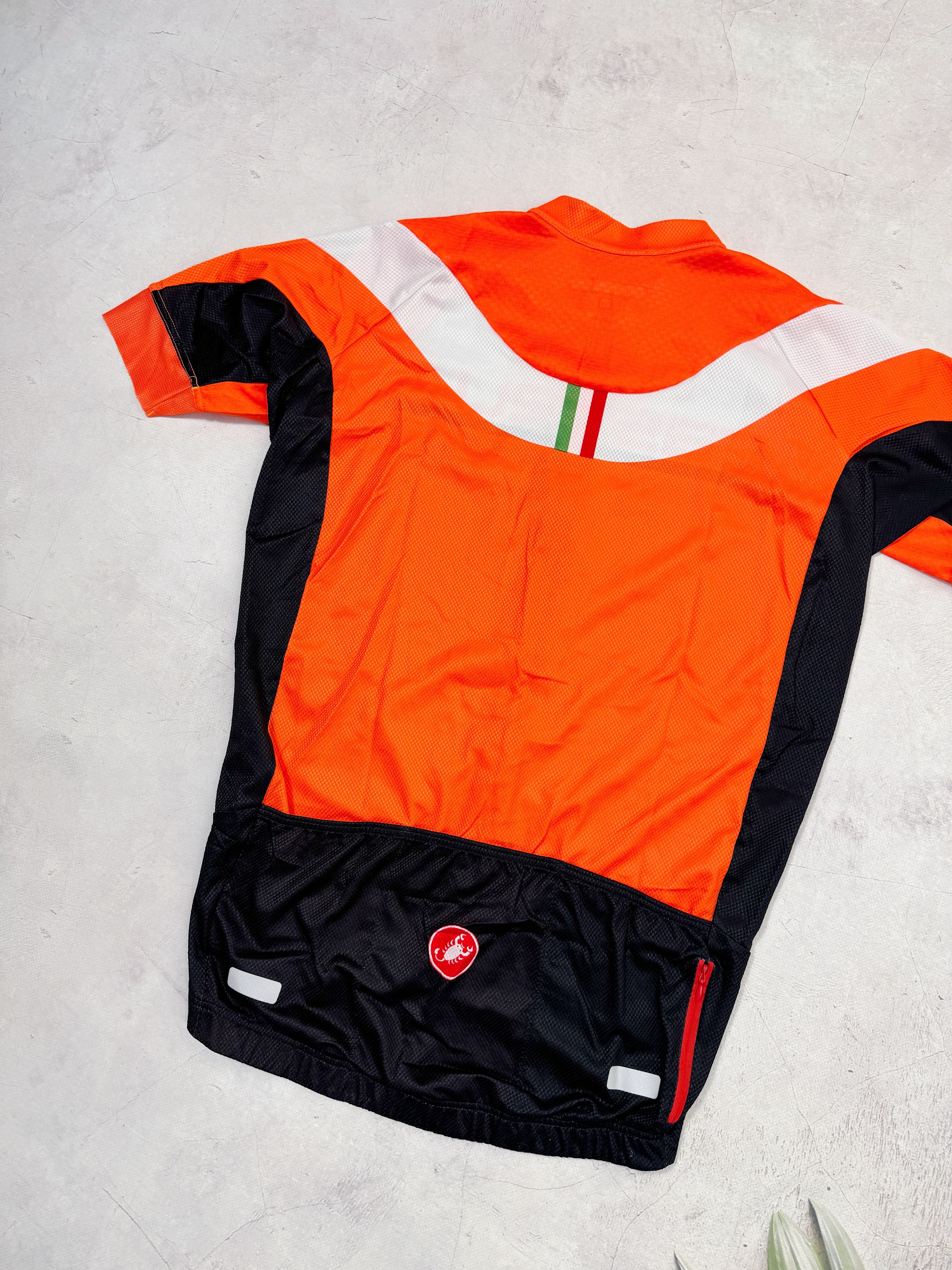 Sports Specialties Castelli Cycling Jersey Orange Italy Made Size US M / EU 48-50 / 2 - 8 Thumbnail