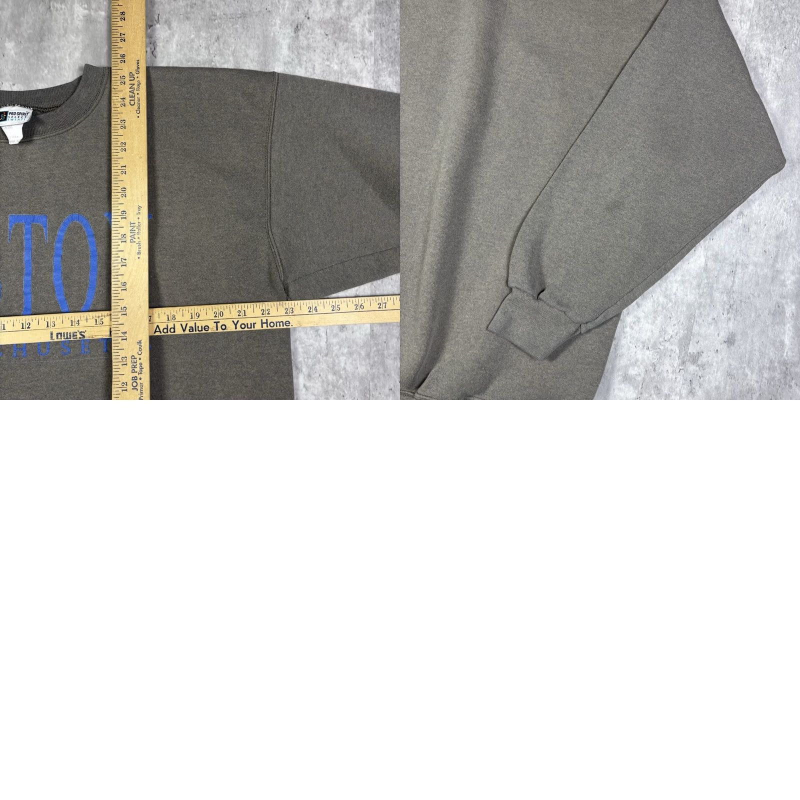 Vintage VINTAGE Boston Massachusetts Gray Pullover Sweatshirt Mens XL 90s City USA Graphic Print Heavyweight Cotton Blend Fleece Logo Purveyor Unbranded Size US XL / EU 56 / 4 - 8 Thumbnail