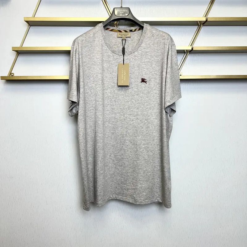 Burberry Burberry Gray Cotton Short Sleeve Shirt Size US XXL / EU 58 / 5 - 1 Thumbnail