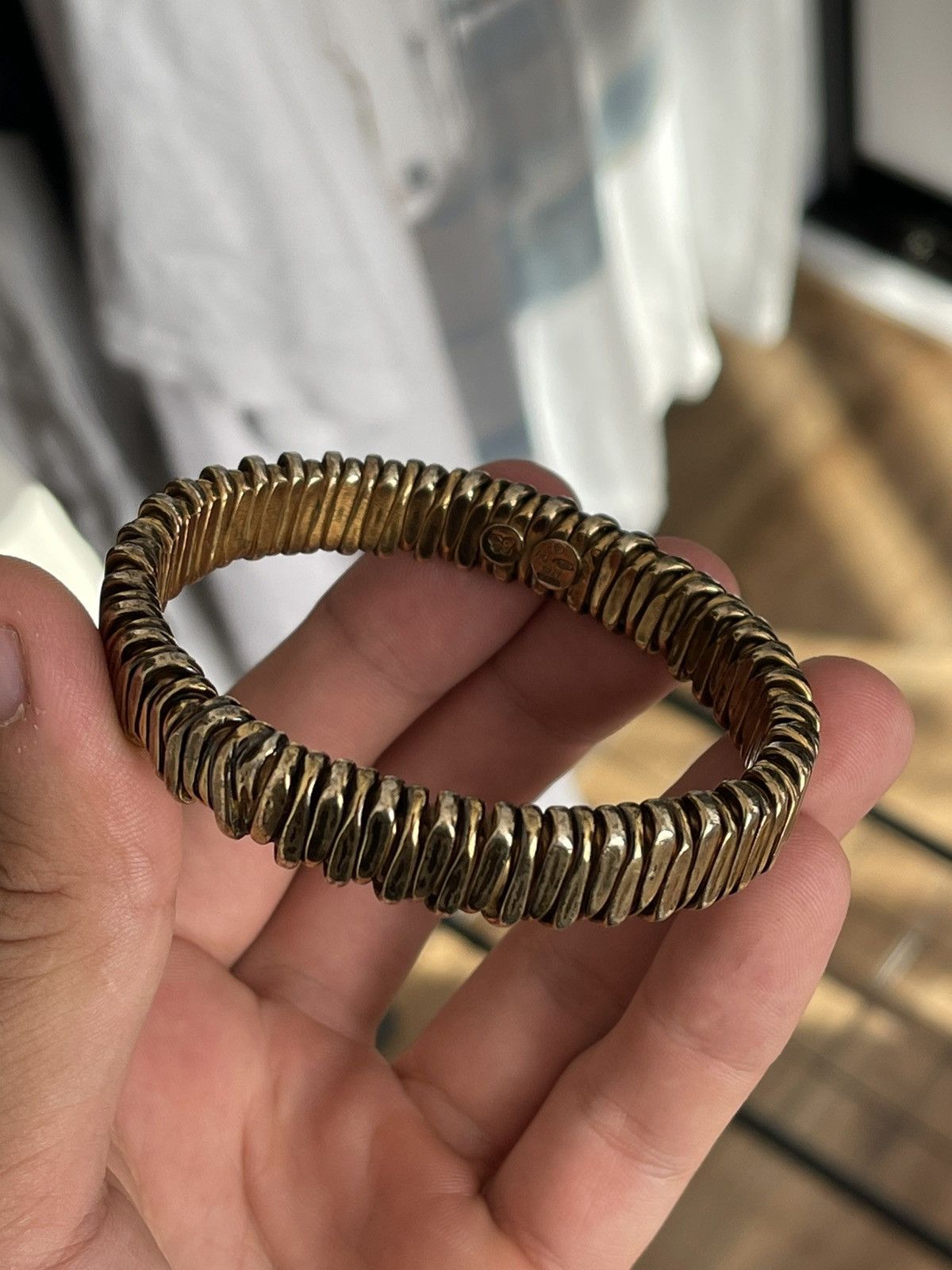 Bottega Veneta Bottega Veneta Silver 925 Bracelet Golden Plating Archive Size ONE SIZE - 1 Thumbnail