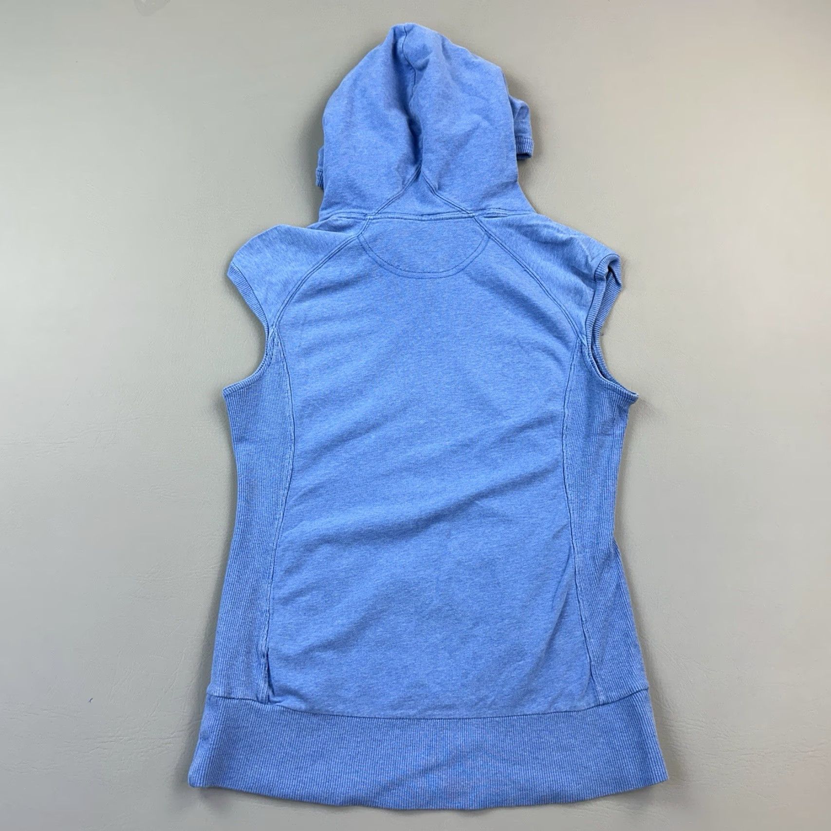 Nike VINTAGE Nike Sportswear Hoodie Women's Small Blue Sleeveless Pullover Y2K Size S / US 4 / IT 40 - 6 Thumbnail