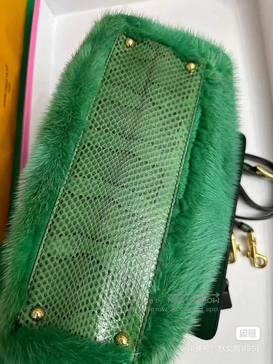 Dolce & Gabbana Dolce & Gabbana Snake Mink Handbag. Size ONE SIZE - 7 Thumbnail