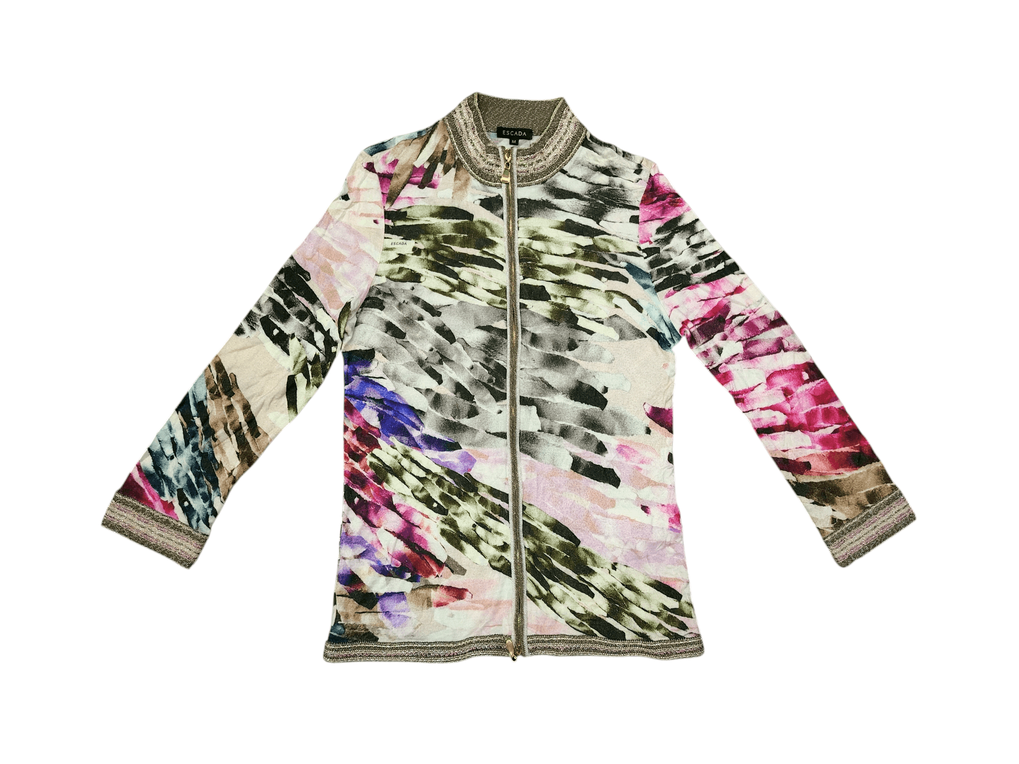 Escada Escada cashmere over print jacket Size M / US 6-8 / IT 42-44 - 1 Thumbnail