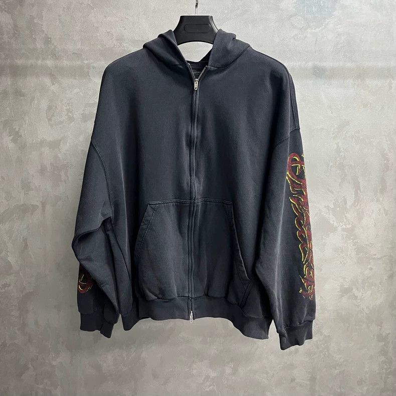 Balenciaga Balenciaga Black print long sleeve sweater Size US M / EU 48-50 / 2 - 2 Thumbnail