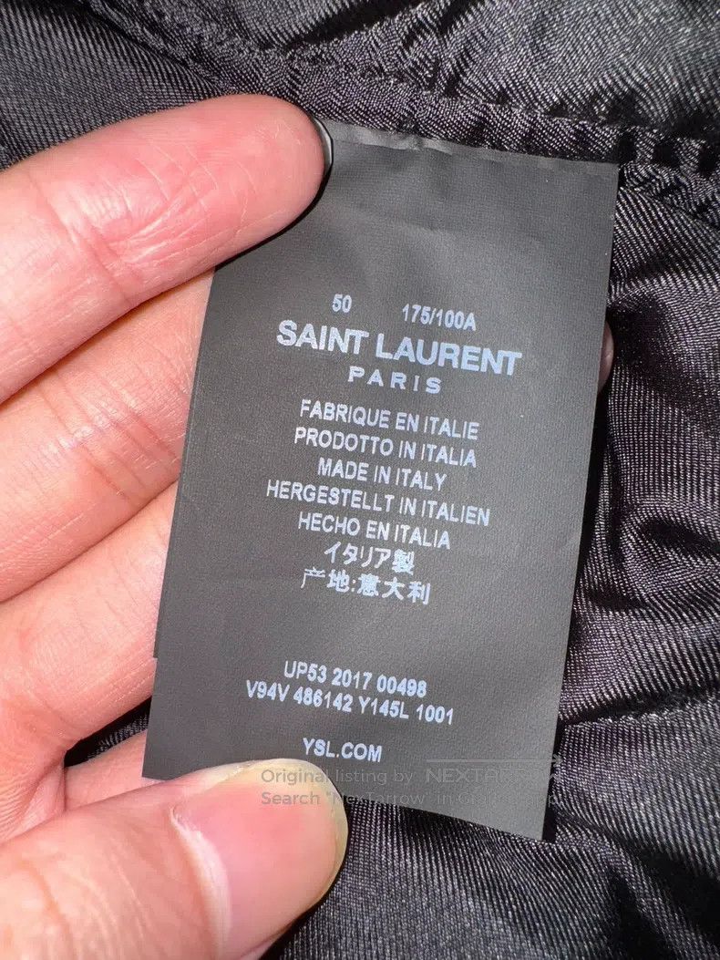 Saint Laurent Paris Saint Laurent Paris Black Samurai Round Scale Black Scale Size US S / EU 44-46 / 1 - 8 Thumbnail