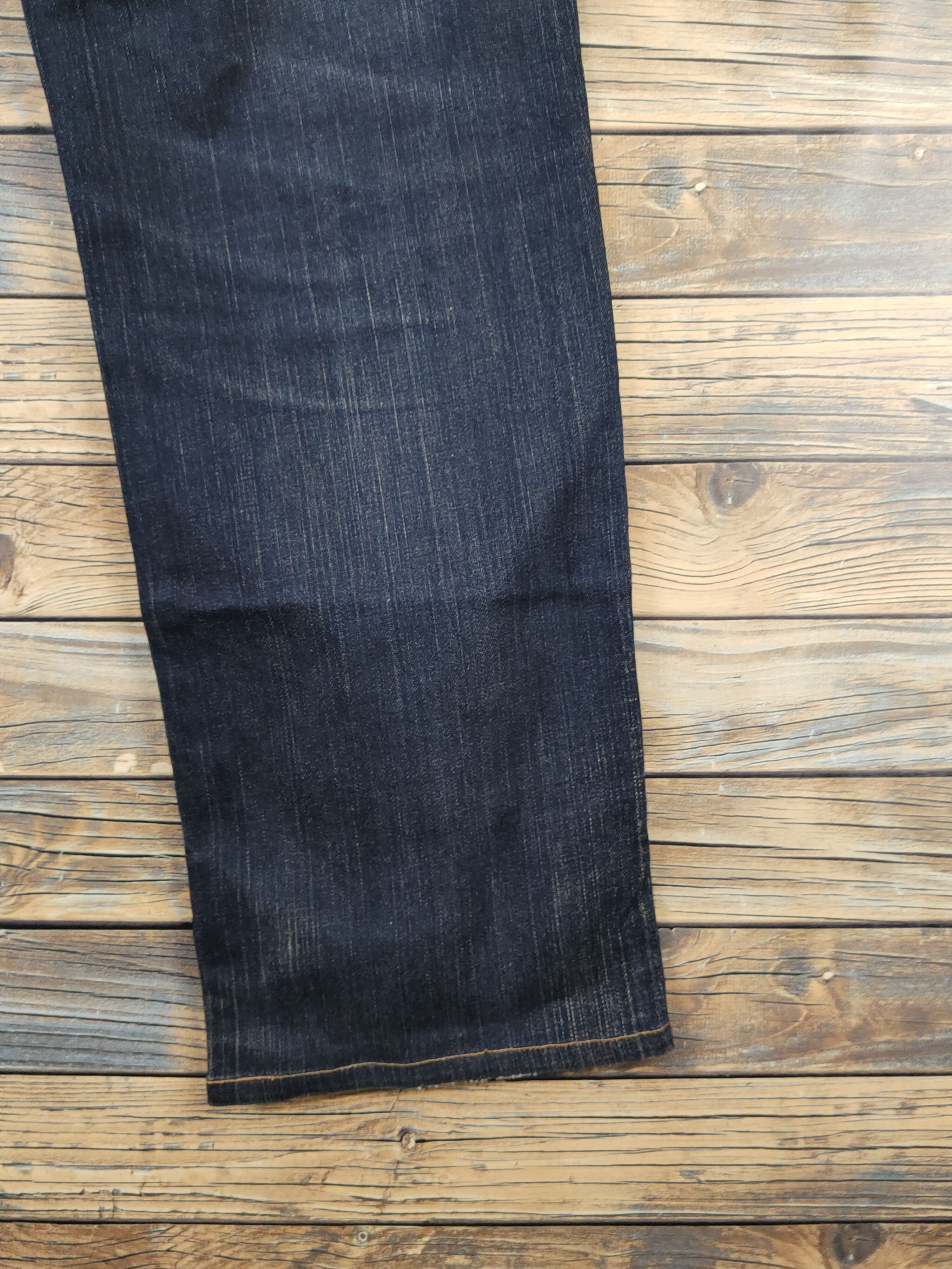 Edwin Edwin vintage Black Distressed Ripped denim Jeans #W1379 Size US 34 / EU 50 - 13 Thumbnail