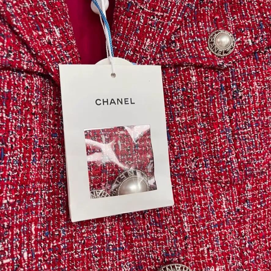 Chanel Chanel 19P Tweed Lapel Jacket Pearl Buttons Size 34 Size XS / US 0-2 / IT 36-38 - 3 Thumbnail