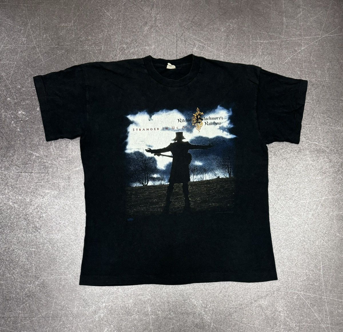 Band Tees Vintage 1995 Ritchie Blackmore Rainbow T Shirt Size US L / EU 52-54 / 3 - 1 Thumbnail