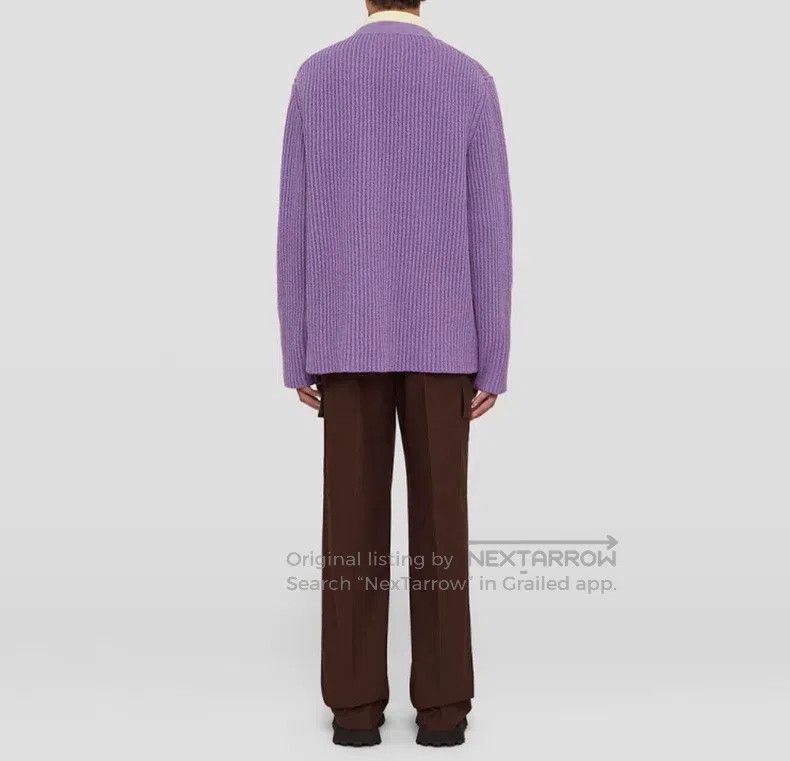 Jil Sander Jil Sander size 48 Purple cardigan Size US L / EU 52-54 / 3 - 7 Thumbnail