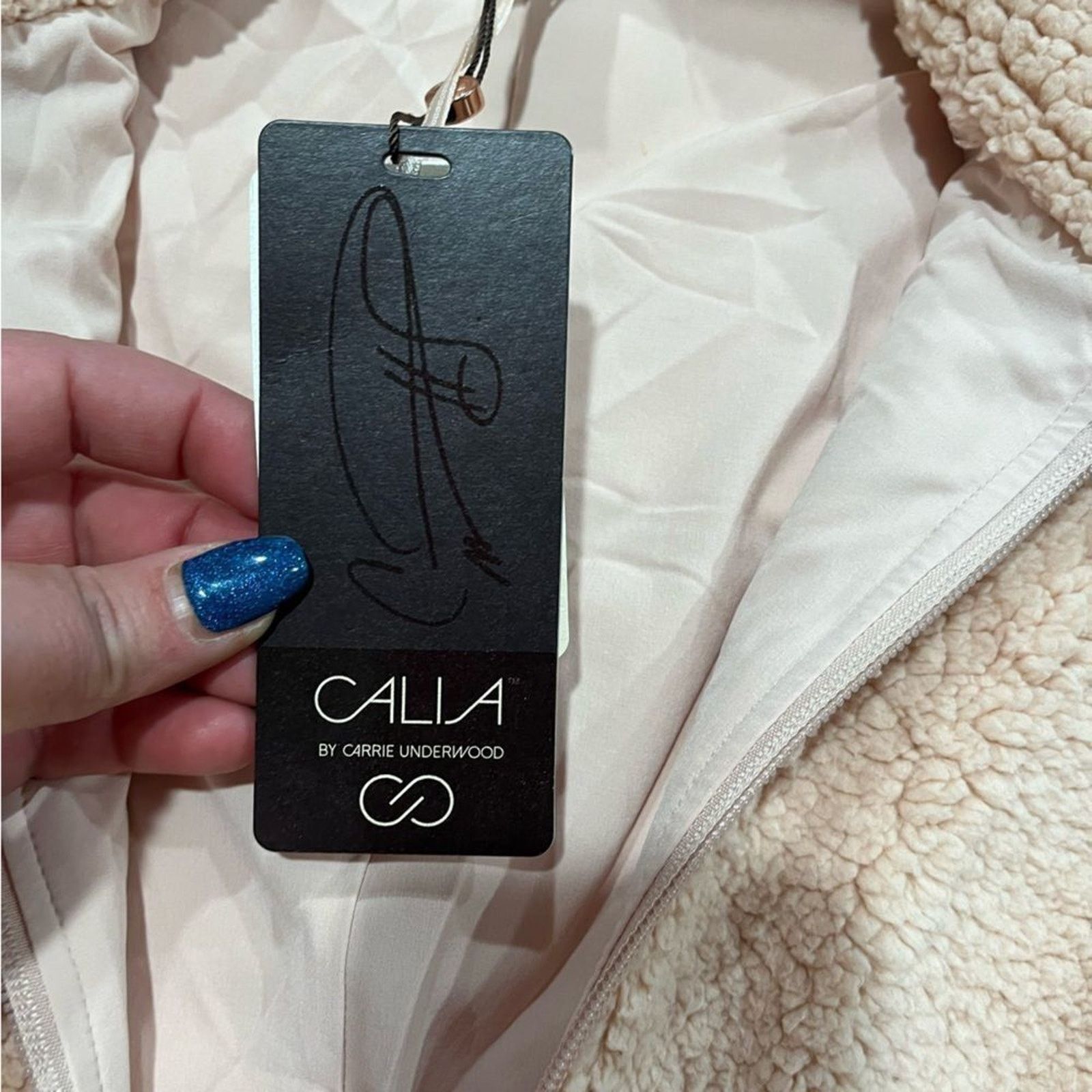 Vintage NWT Calia By Carrie Underwood Sherpa Vest Full Zipper XS Size XS / US 0-2 / IT 36-38 - 5 Thumbnail