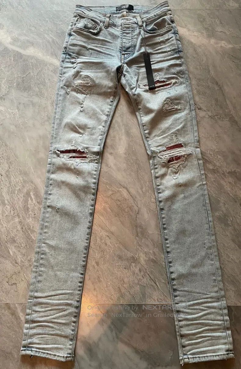 Amiri Amiri Classic Pattern Patchwork Denim Jeans, Size 29 Size US 29 - 1 Thumbnail
