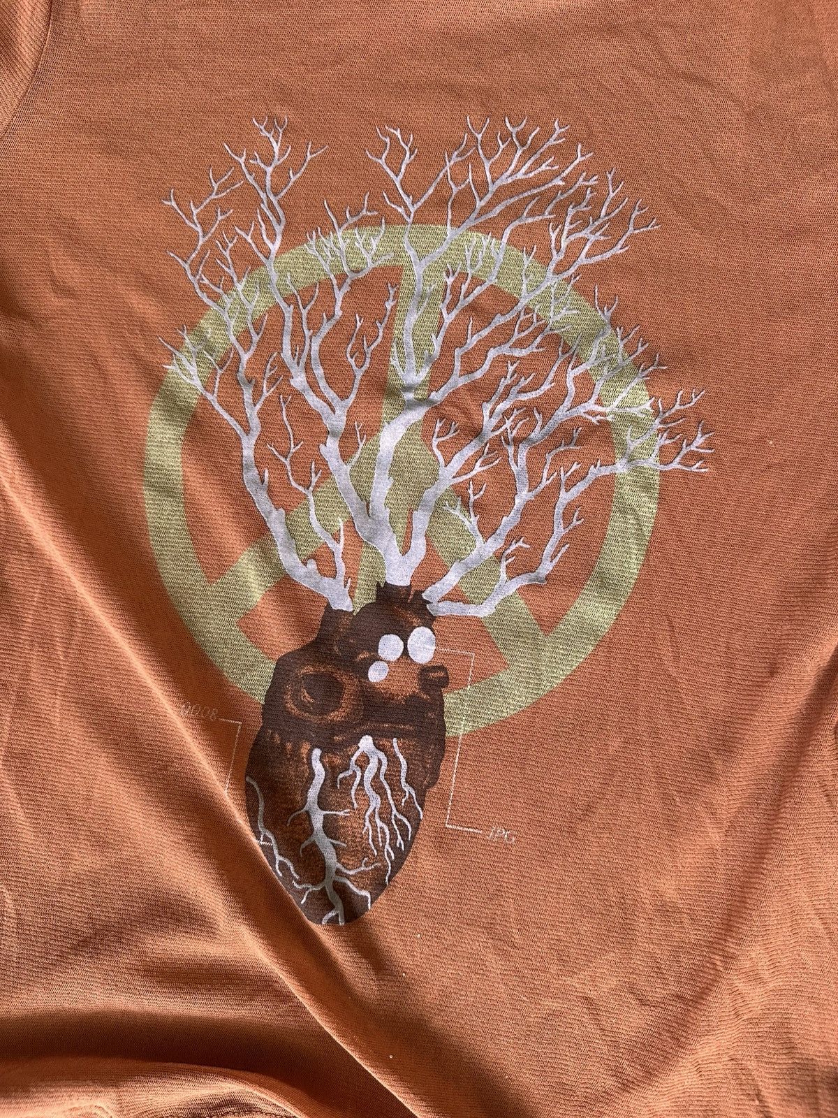 Jean Paul Gaultier Jean Paul Gaultier Heart Peace Tree Mesh Longsleeve Size US M / EU 48-50 / 2 - 4 Thumbnail