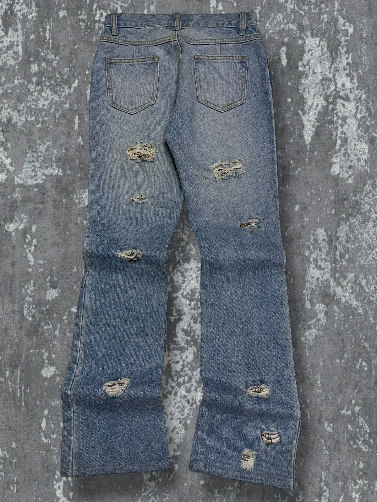 Tornado Mart Vintage Rare 1990s Japan Designer Dona Marie Flared Piercing Size US 27 - 11 Thumbnail