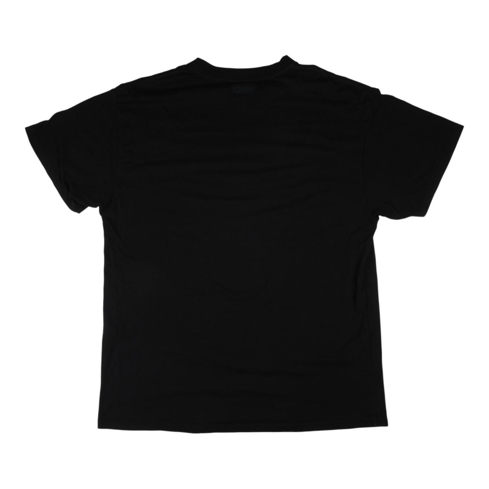 Vetements Vetements "Secret Society" SS19 Black Tee Size ONE SIZE - 2 Thumbnail