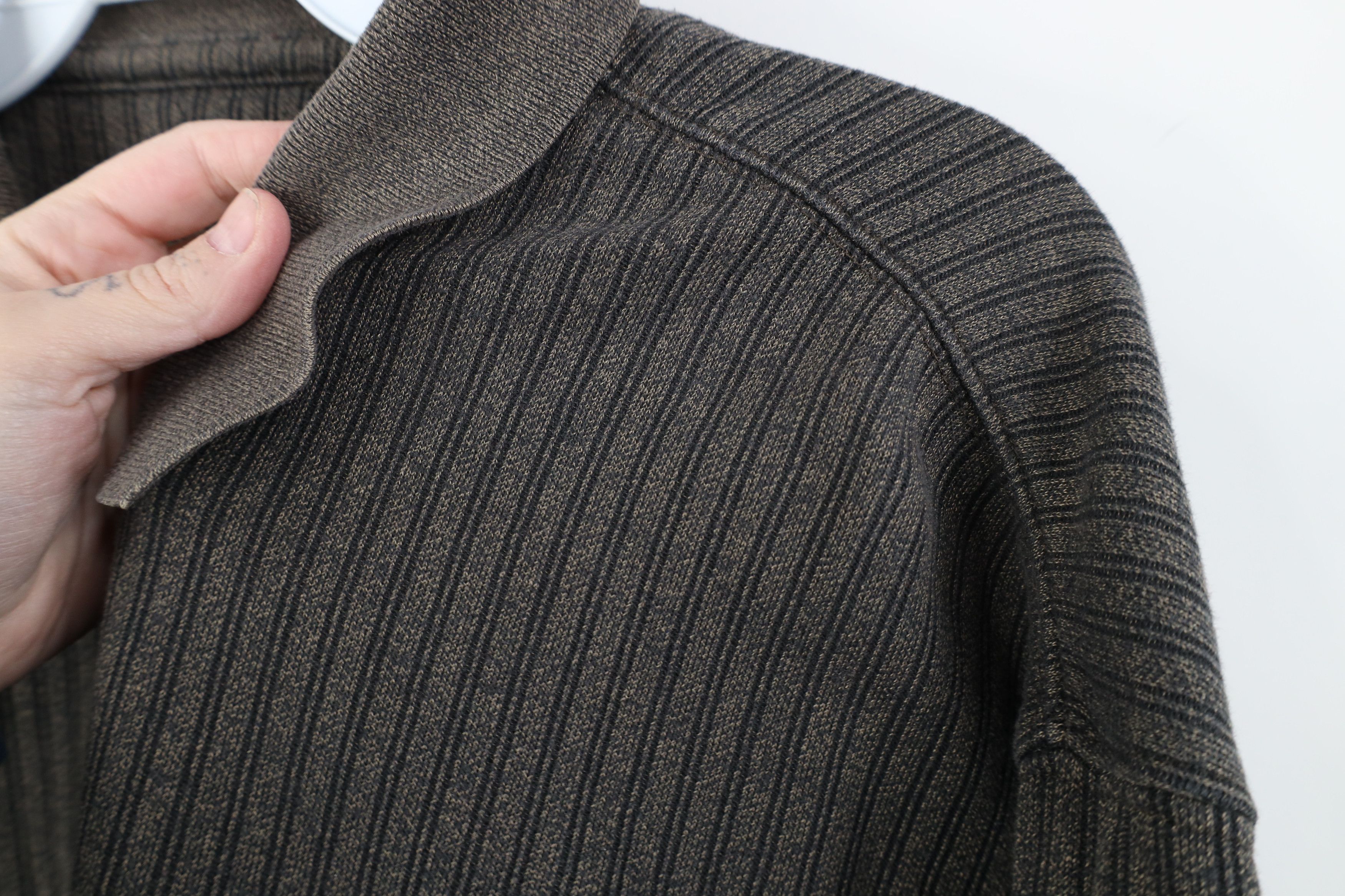 Vintage Vintage 90s Streetwear Knit Long Sleeve Rugby Polo Shirt Size US XL / EU 56 / 4 - 8 Thumbnail