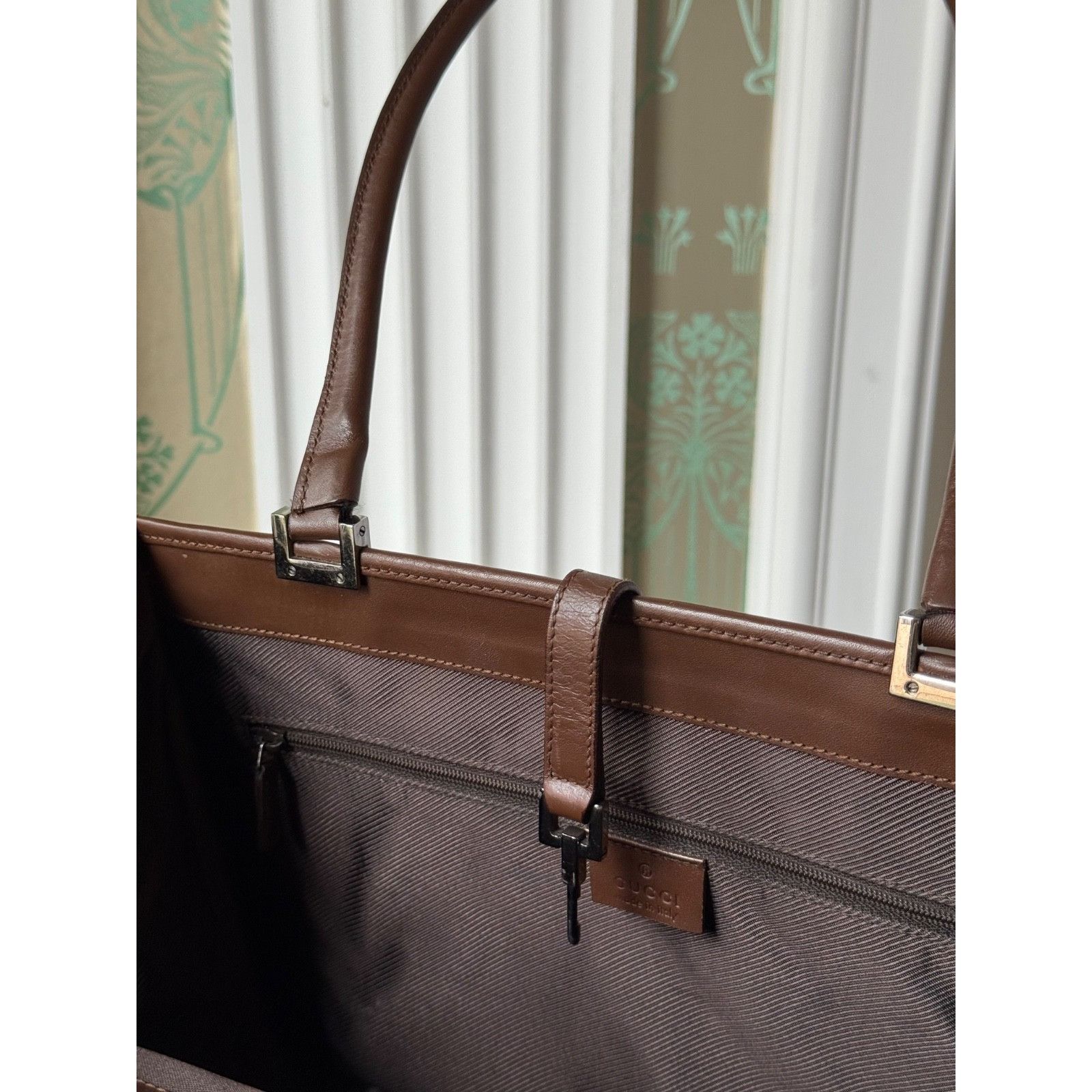 Gucci Gucci Monogram Jackie Canvas Beige Brown Shoulder Bag Size ONE SIZE - 5 Thumbnail