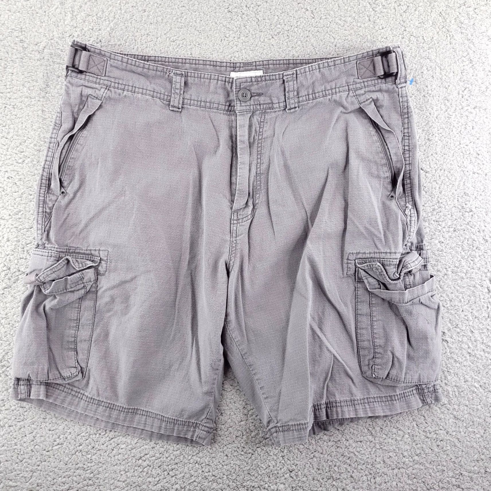 Vintage Goodfellow Cargo Shorts Mens 38 Gray Ripstop Distressed Workwear Size US 38 / EU 54 - 2 Thumbnail