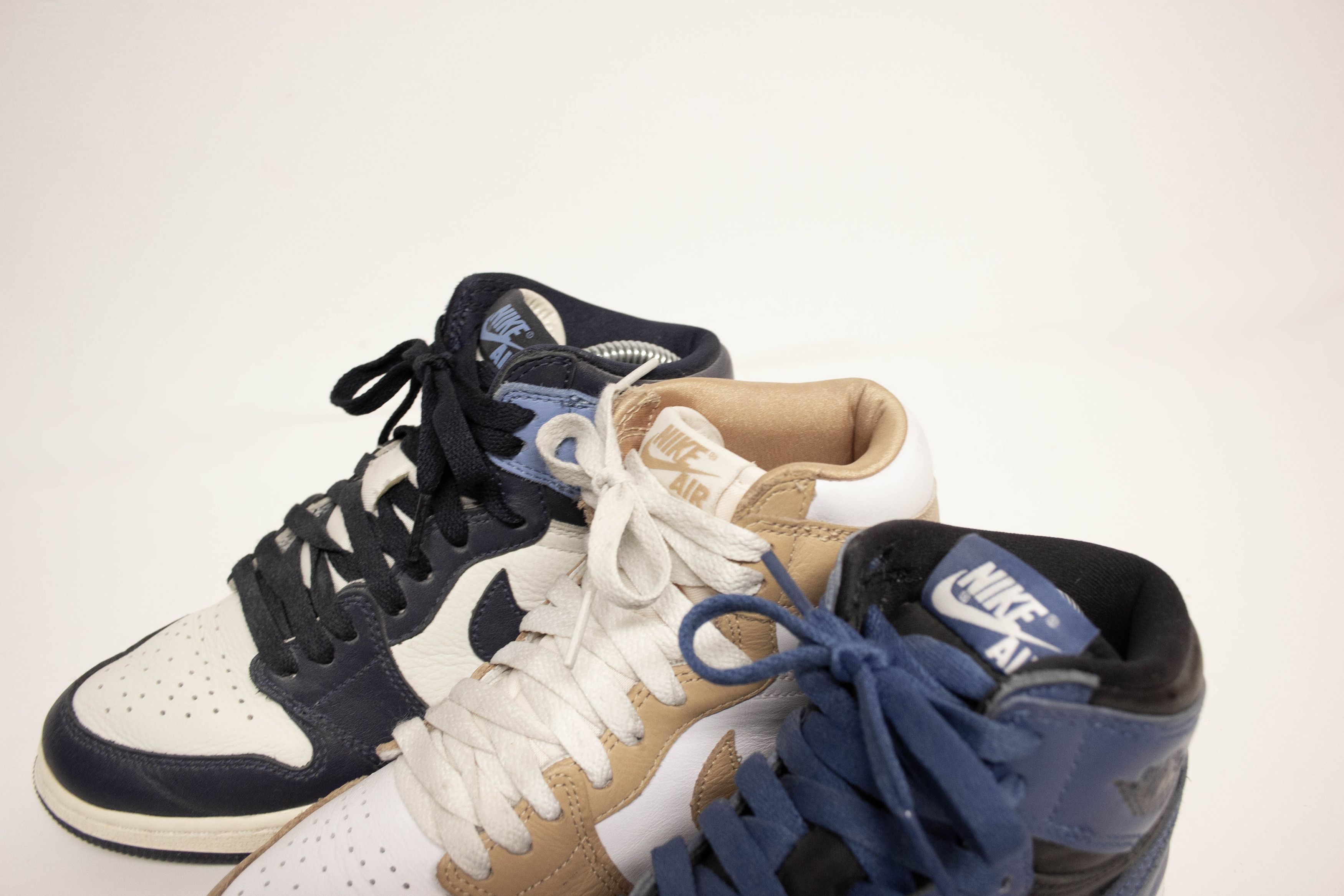 Jordan Brand Air Jordan 1 Hi Set | Dark Marine, Obsidian, Praline Size US 4.5 / IT 34.5 - 8 Thumbnail