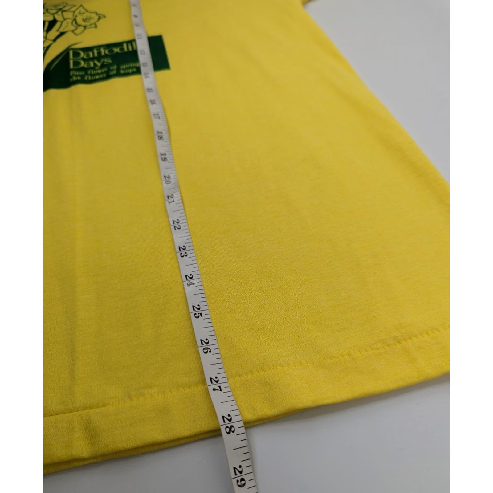 Vintage Vintage 80s Daffodil Days American Cancer Society Yellow T-Shirt Size Large Size US L / EU 52-54 / 3 - 6 Thumbnail