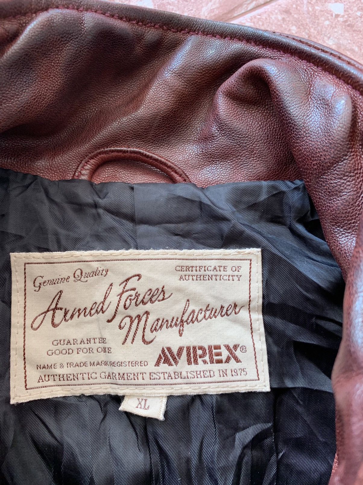 Avirex 🔥AVIREX SHEEPSKIN LEATHER BIKERS JACKETS Size US XL / EU 56 / 4 - 11 Thumbnail